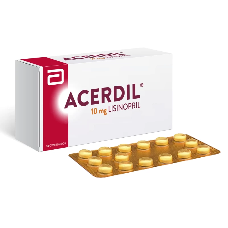 ACERDIL 10 MG X 30 LISINOPRIL