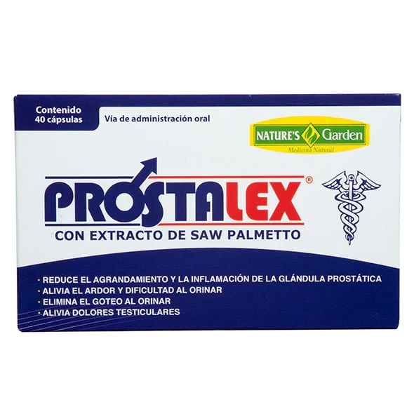 PROSTALEX X 40 SAW PALMETO 500MG+ACHIOTE+UñA DE GATO