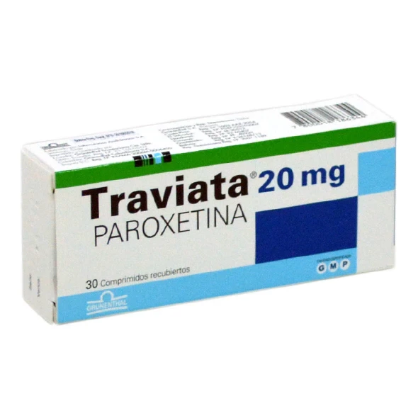 TRAVIATA 20 MG X 30 (paroxetina)