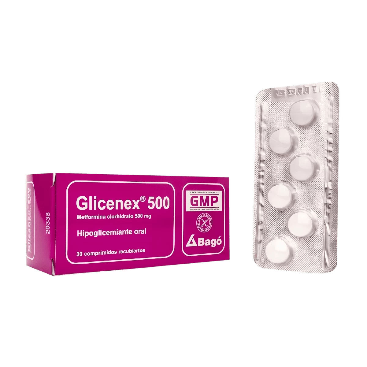 GLICENEX 500 MG X 30 MERFORMINA