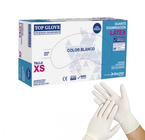 GUANTE TALLA XS LATEX REF. SRI0701