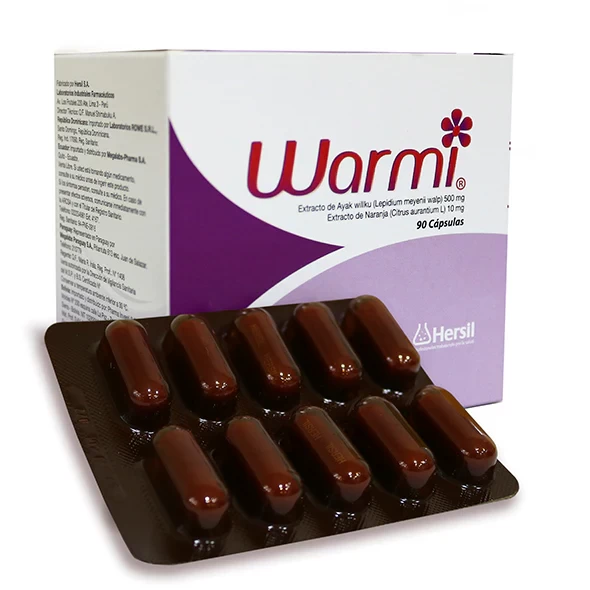 WARMI 500 MG X 90 CAP -HESPERIDINA+ EXTRACTOS DE PLANTAS