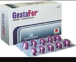 GESTAFER X 30caps.blandas hierro+ac.folico