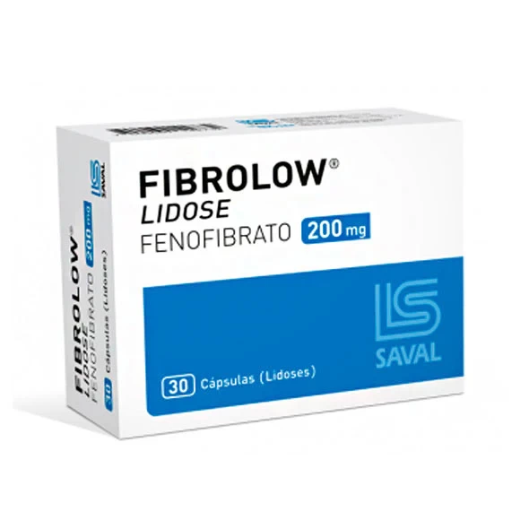 FIBROLOW 200 MG LIDOSE (FENOFIBRATO) X 30