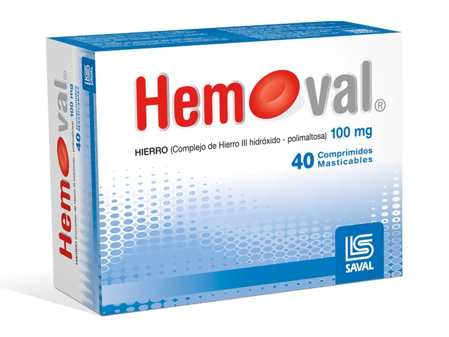HEMOVAL 100mgX 40comp. (HIERRO POLIMALTOSA