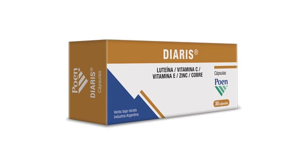 DIARIS LUTEINA/VITAMI C-E-ZINC-COBRE-LUTEINA X 30