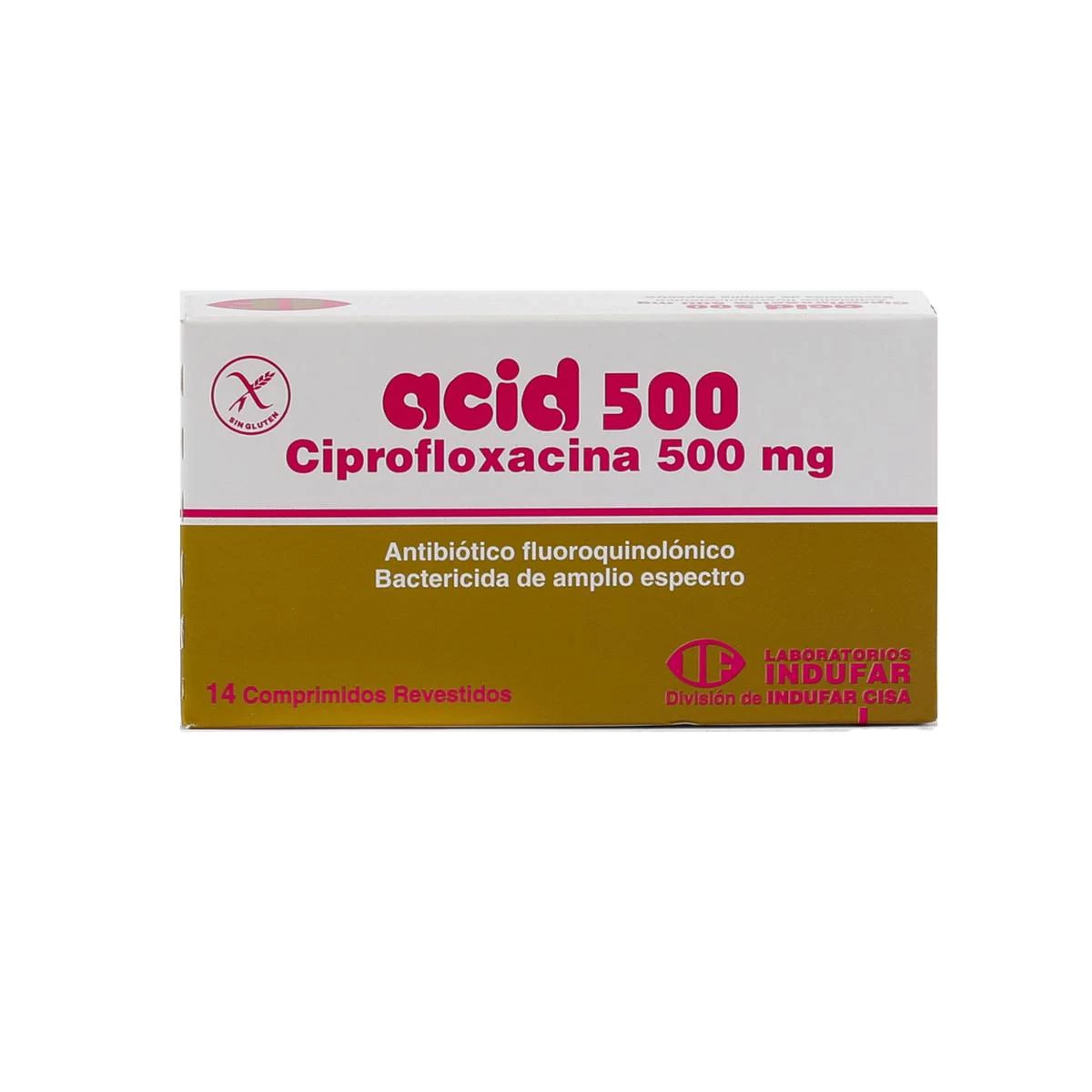 ACID 500 MG X 14 CIPROFLOXACINO