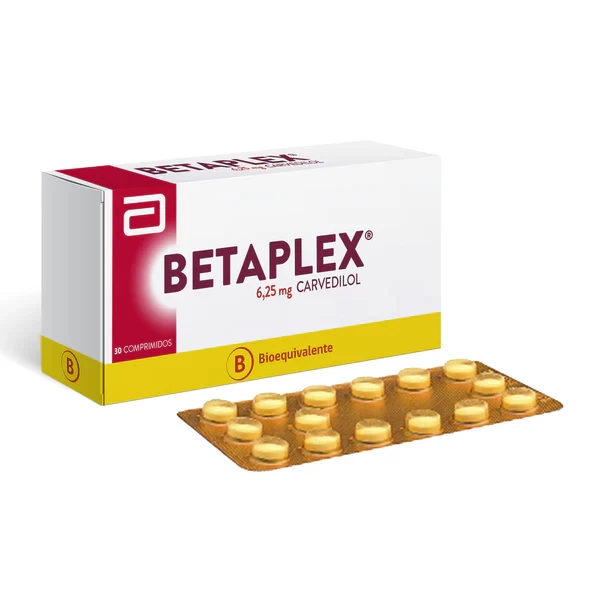 BETAPLEX 6,25 MG X 30 CARVEDILOL
