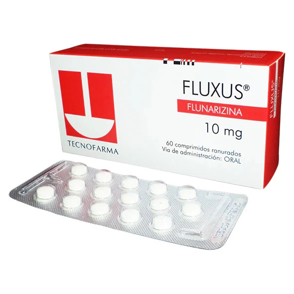 FLUXUS 10 MG X 60 FLUNARIZINA