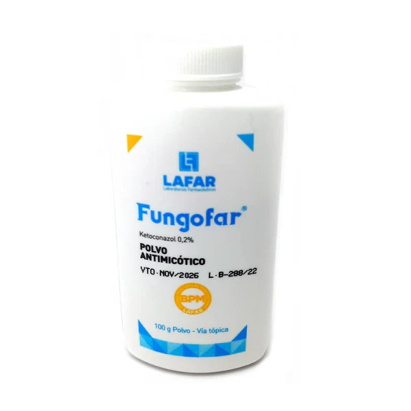 FUNGOFAR 0.2 % POLVO ANTIMICOTICO 100 GR