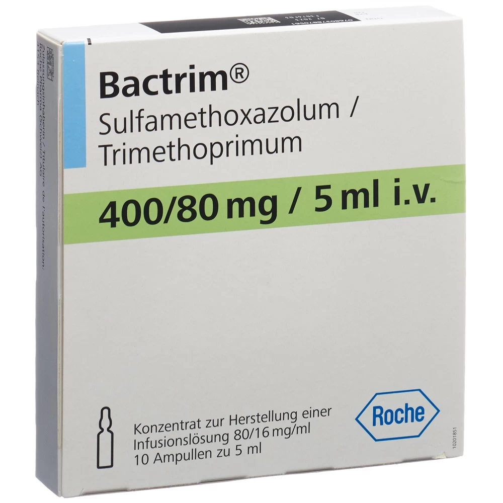 BACTRIM 400/80MG IV X 5 AMP