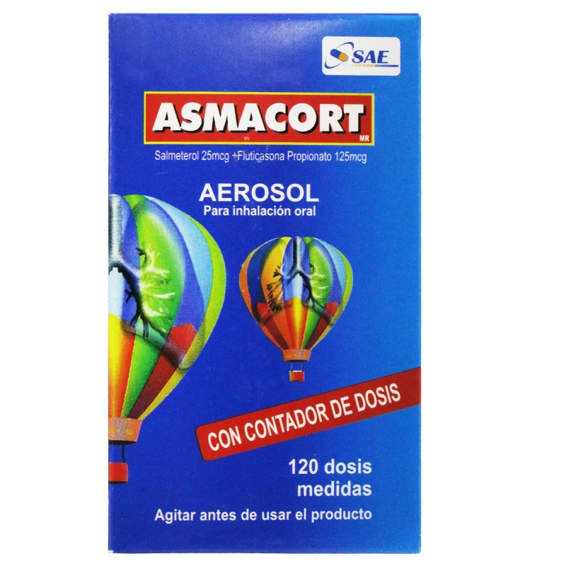 ASMACORT AEROSOL 120 DOSIS