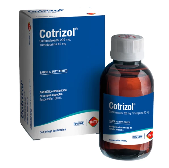 COTRIZOL SUSPENSION X 100 ML (SULFAMETOXAZOL 200 MG +TRIMETOPrINA 40 MG)