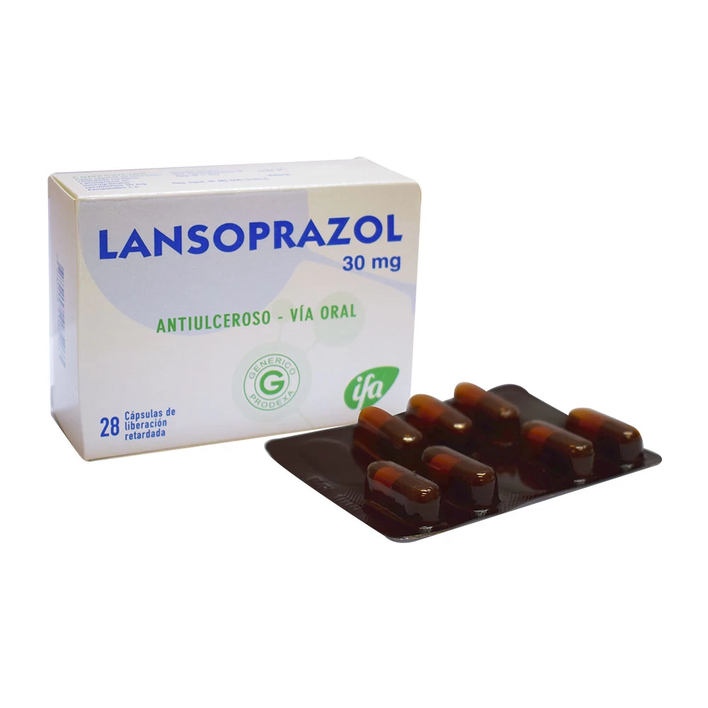 LANSOPRAZOL 30 MG X 28 Antiulceroso