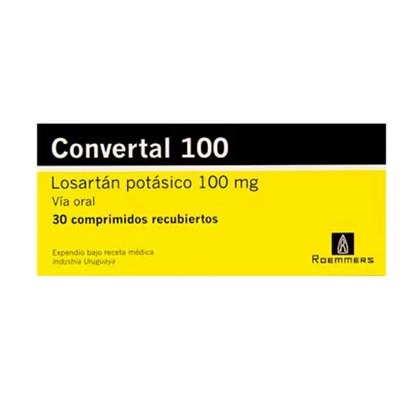 CONVERTAL 100 MG X30 LOSARTAN