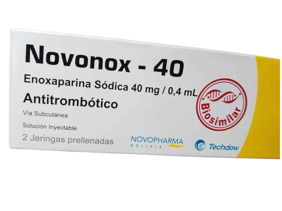 ENOXAPARINA 40 MG/04 ML NOVONOX X 2 JGA