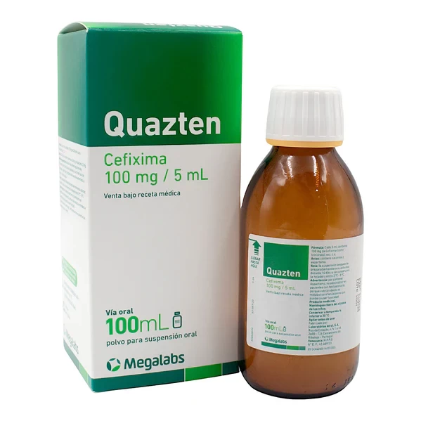 QUAZTEN (CEFIXIMA 100 MG/5 ML) X 100 ML SUSPENSION