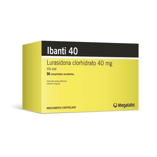 IBANTI 40 XBLISTER DE 10 COMPRIMIDOS ( LURASIDONA 40 MG )