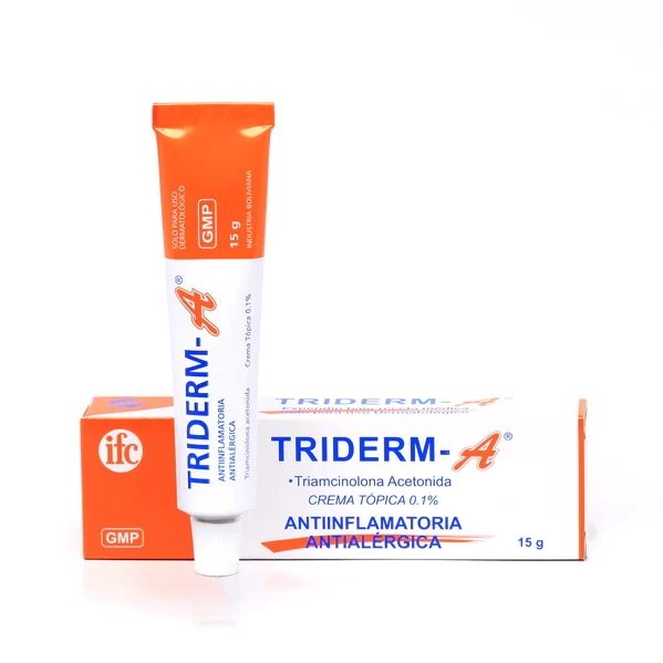 TRIDERM-A CREMA 0.1 % 15 GR ACETONIDA DE TRIAMCIONOLONA