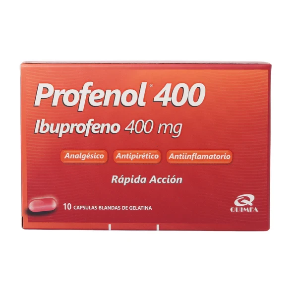 IBUPROFENO 400MG/10 (PROFENOL) X 10 CAP