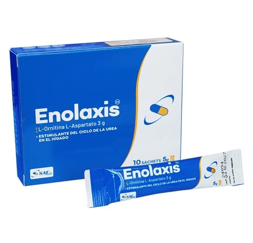 ENOLAXIS X 10 SACHETS 5g (L-ORNITINA L-ASPARTATO 3 g )