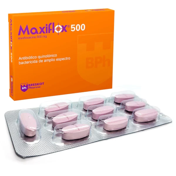 MAXIFLOX 500 MG X 10 (LEVOFLOXACINA)