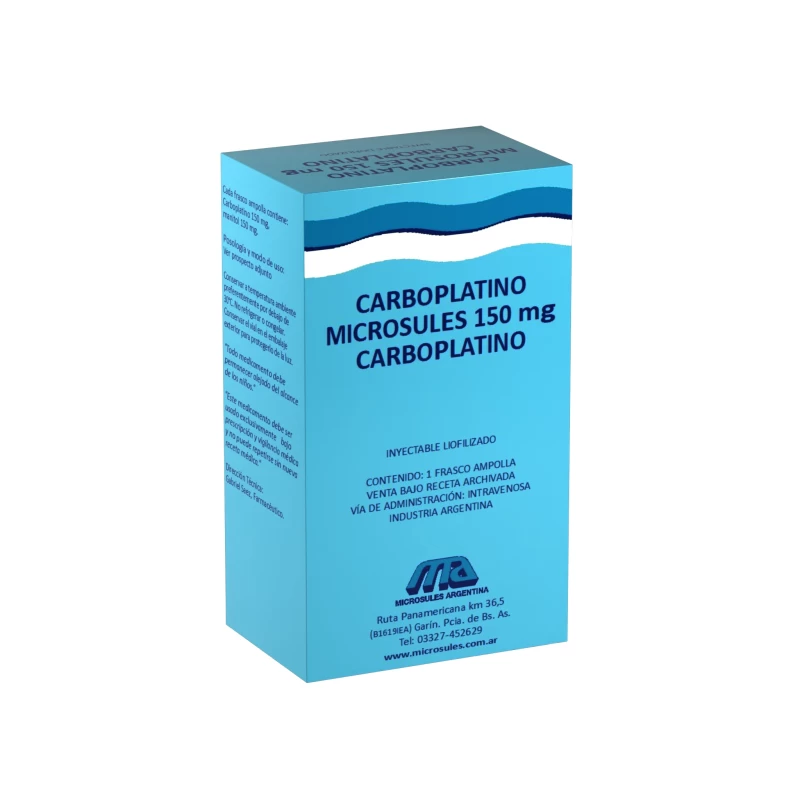 CARBOPLATINO 150 MG FCO AMP. X 1