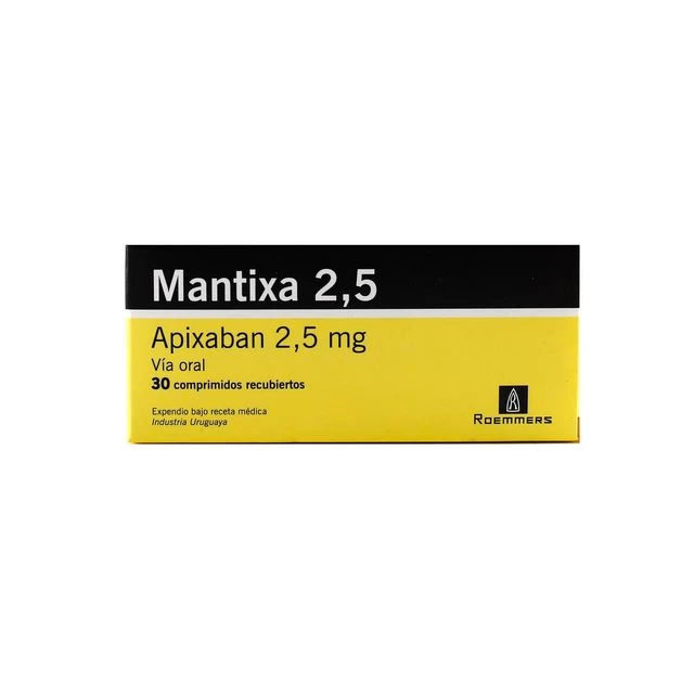 MANTIXA 2.5 MG X30 (APIXABAN 2.5 MG)